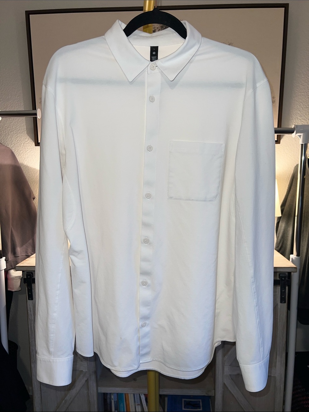 Lululemon Men's Commission Long Sleeve Button Down *Qwick Oxford L